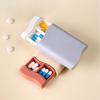 Cannagenix Pill Organiser Pill Storage Box Travel Medicine Boxes with 6 Compartments for Travel, Pocket, Purse, Daily Pill Case, Portable Medicine Vitamin Holder Container (Grey) view 2