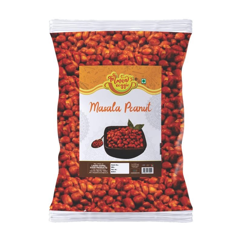 Mmaa's Veggie Authentic Bikaner Fried Peanut/Namkeen Fried Salted Peanut/Spicy Peanuts/Special Fried Peanuts/Fried Masala Mungfali/Groundnut/Singdana/Fried Salted Peanut Snack-300g*1Pack