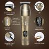Hatteker Upgraded Beard Trimmer for Men Waterproof Cordless Hair Clipper Electric Razor Shaving Grooming Kit with Mustache Face Nose Body view 3