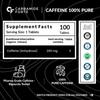 Carbamide Forte Caffeine Tablets | Pre Workout For Men & Women | 200mg Caffeine Pills | Gym Supplement for Men and Women | 100 Veg Tablets For Pre Workout view 2