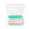 SAZ DEKOR 160 Pcs Dental Interdental Brush Tooth Pick Flosser Toothpick Sticks Green view 1