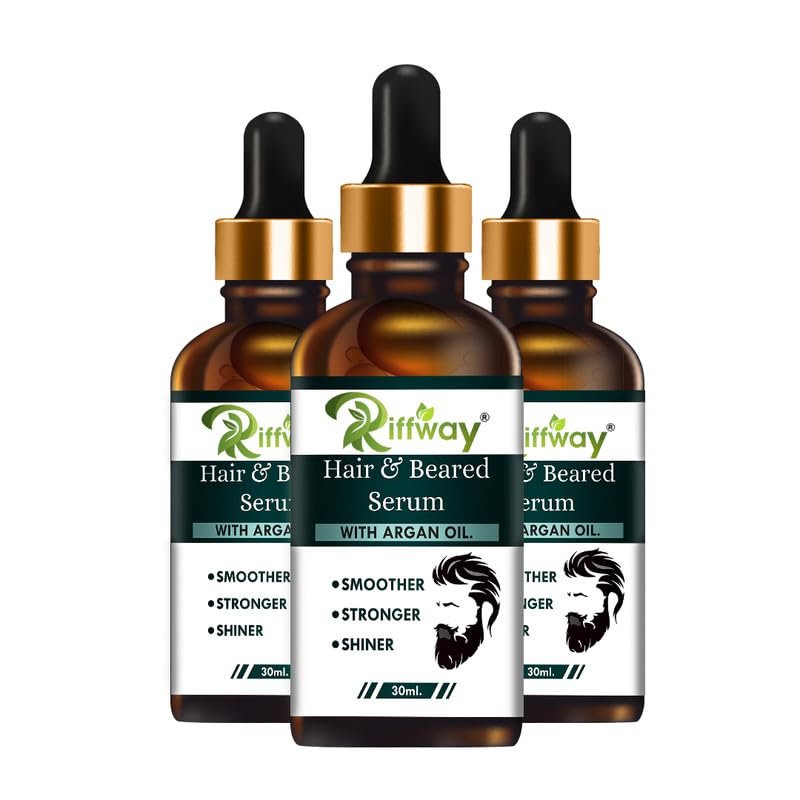 Beared Growth Serum For Men|Beard Oil for fast beard growth, Beard Oil for Patchy And Uneven Beard |Beard Oil for fast Growth, Strengthen Beared Follicles| Beared Serum Pack Of 3