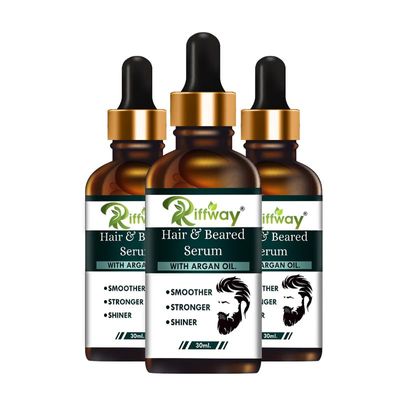 Beared Growth Serum For Men|Beard Oil for fast beard growth, Beard Oil for Patchy And Uneven Beard |Beard Oil Reduces Beard Dryness Strengthen Beared Follicles| Beared Serum Pack Of 3
