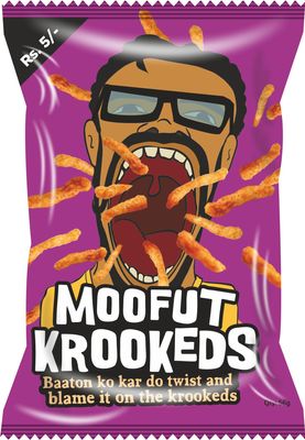 Moofut Krookeds - Masala Sticks Combo Pack of 30 Packs of Rs. 5/-