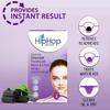 Hip Hop, Hiphop Skincare Cleansing Charcoal Forehead Nose And Chin Strips, Aloe Vera, 6 Count & Hip Hop Skincare Charcoal Nose Strips for Men - Blackhead Remover (3 Strips), blue view 4