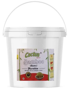 CACTUS SPICES Homemade Bamboo Murabba | Bans Murabba | Height booster | Bans ka Murabba | 100% Natural, Hygenic and No Harmful Preservative | 5kg