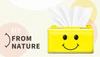 DCELLA Facial Tissue Soft, Tissue Paper Napkins | Table Top | Plain (Pack of 2, Yellow), 4 Ply 600 Tissue in 2 Boxes view 2