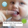 Adore Infant Silicone Finger Toothbrush with Case for Kids - Finger Brush with CoverTongue Brush Oral Cavity Cleaning Tool, Baby Finger Toothbrush, Finger Toothbrush (white) view 4