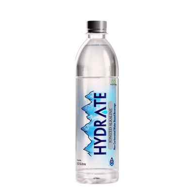 Hydrate Alkaline Water| 500ml (Pack Of 24) | Ionized | with Essential And Natural Nutritious Minerals Contains 8.5 pH | Balance and Purity | Elevate Your Hydration | Enhanced Vitality