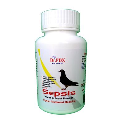 Pigeon Viral Disease Preventing Medicine || Sepsis Powder || Cover 8 Viral Diseses || Kabootar Medicine || Pigeon Medicine (100 Pigon Pack - 50.Gram)