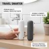 XML Toothbrush Case Cover Holder Portable Toothbrush Storage Box Container Plastic Toothbrush Holder Capsule Shape Travel Bathroom Organizer Accessories Set(Pink-Blue) (Pack of- 2) view 2