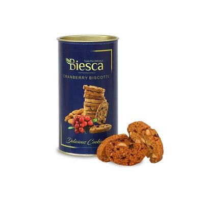 Biesca Premium Handmade Cranberry Biscotti Cookies with Butter 135g, Delicious and Crunchy, Nut Biscotti Cookie, Maida and Preservatives Free, Flavorful Healthy Snack