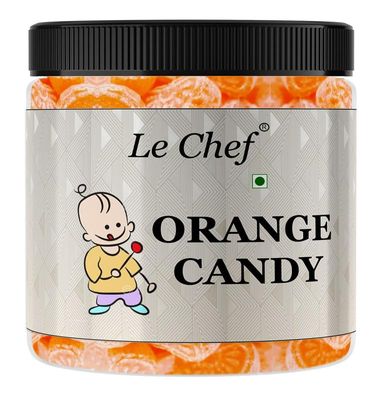 Le Chef Orange Candy 250 Gm | Khatti Meethi Goli