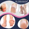 RUDRAMANI Silicon Anti Heel Full Length Rubber Socks Waterproof Moisturizing Heel Peny Socks Pain Relief Foot Care Protector Foe Men & Women - (Size-Large)(9-10-11) Pink Pack of 3 view 4