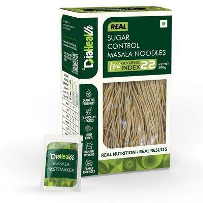 Diahealth Noodles (Masala, 200 GM - Pack of 2)