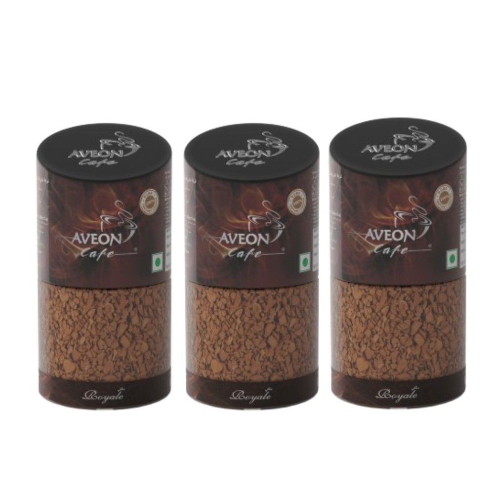 Aveon Cafe Royale Instant Coffee 3 x 50g  Premium Freeze-Dried Blend | Rich Aroma & Smooth Flavor | Quick & Convenient Brew (Pack of 3)