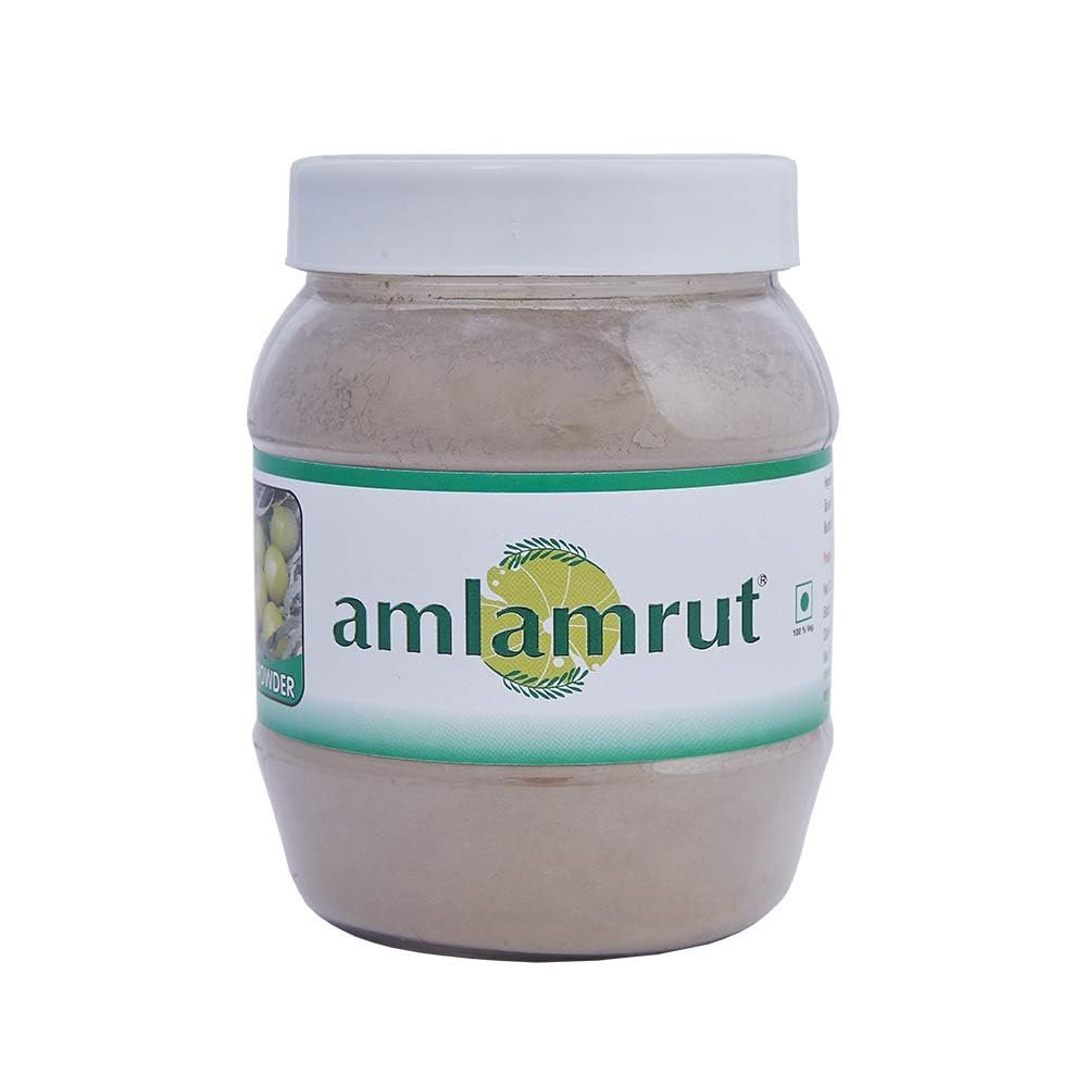 Amlamrut Amla Powder (250g) | Natural Vitamin C | Ayurvedic Health Supplement | Immunity Booster | Hair & Skin Care | Pure & Chemical-Free | Digestive Support