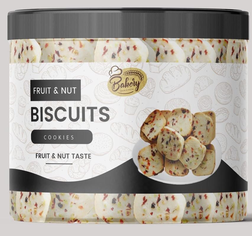THE HERB PLANET Homemade Taste Fruit Nut Cookies | Biscuits | Tasty and Healthy | 950 Gms
