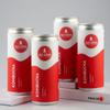 Go Grin Kombucha | Strawberry Love (Fresh Strawberry & Hibiscus) | Probiotic Powerhouse | 250 ml - pack of 4 cans view 1