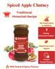 BURAANSH Apple Chutney - Pack of 1 | 420g Glass Bottle | 100% Natural Himalayan Spiced Apple Handcrafted in The Mountains, Sweet & Spicy Instant Chutney - No Added Preservatives, Colour & Flavor view 3