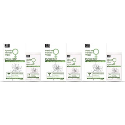SheNeed Feminine Intimate wipes 10 (pack of 3) odor block |daily cleanse| no alcohol| Balances pH| Paraben & Sulphate Free | Travel Friendly