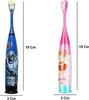 Nns Kids Cartoon Printed Electric Toothbrush Extra Soft Electric, Battery-Powered Toothbrush Ideal For Kids And Children (Blue), 1 Piece view 4