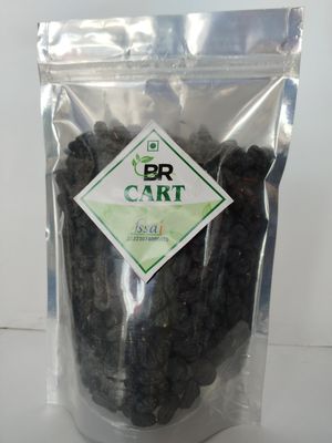 BR CART Black Raisins | Kali Kishmish Seedless | Black Kismis | Kali Daakh | Seedless Dry Grapes | Regular Dry Fruits Raisins Pack Of 1. (500 gm)