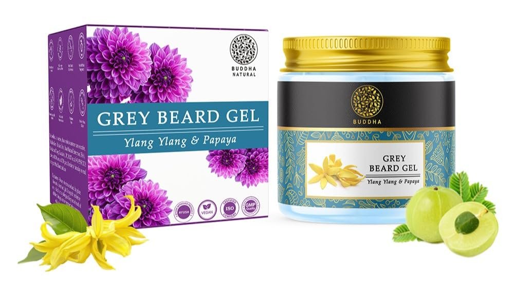 Anti Grey Beard Gel - 100 Gms - Ayush Certified - Gel Protection for Early Greys