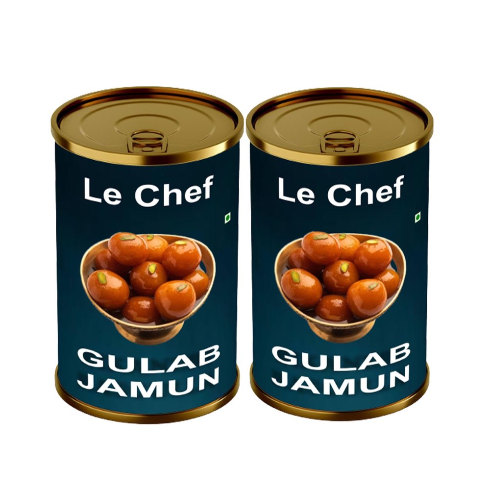Le Chef Premium Gulab Jamun 400 gm x 2 | Combo Pack Of 2 | Indian Sweet | Best For Festive Season |