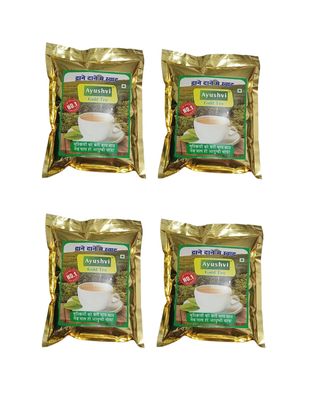 Ayushvi Gold Tea (COMBO PACK OF 250gm x 4) Rich Golden Colour & Invigorating Aroma/Strong Tea
