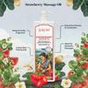 Rubz Strawberry Bliss Body Massage Oil | Moisturizing & Fast-Absorbing Oil | Full-Body Care & Aromatic Stress Relief | 5 Litre With 500 ml Refillable Bottle view 3