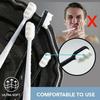 9UP Extra Soft Toothbrush For Adult | Pack Of 2Pcs Ultra Soft Bristle Toothbrush | Micro Neno 20000 Bristle Toothbrush For Sensitive Gume Protection | Manual Soft Toothbrush (Black & White) view 4