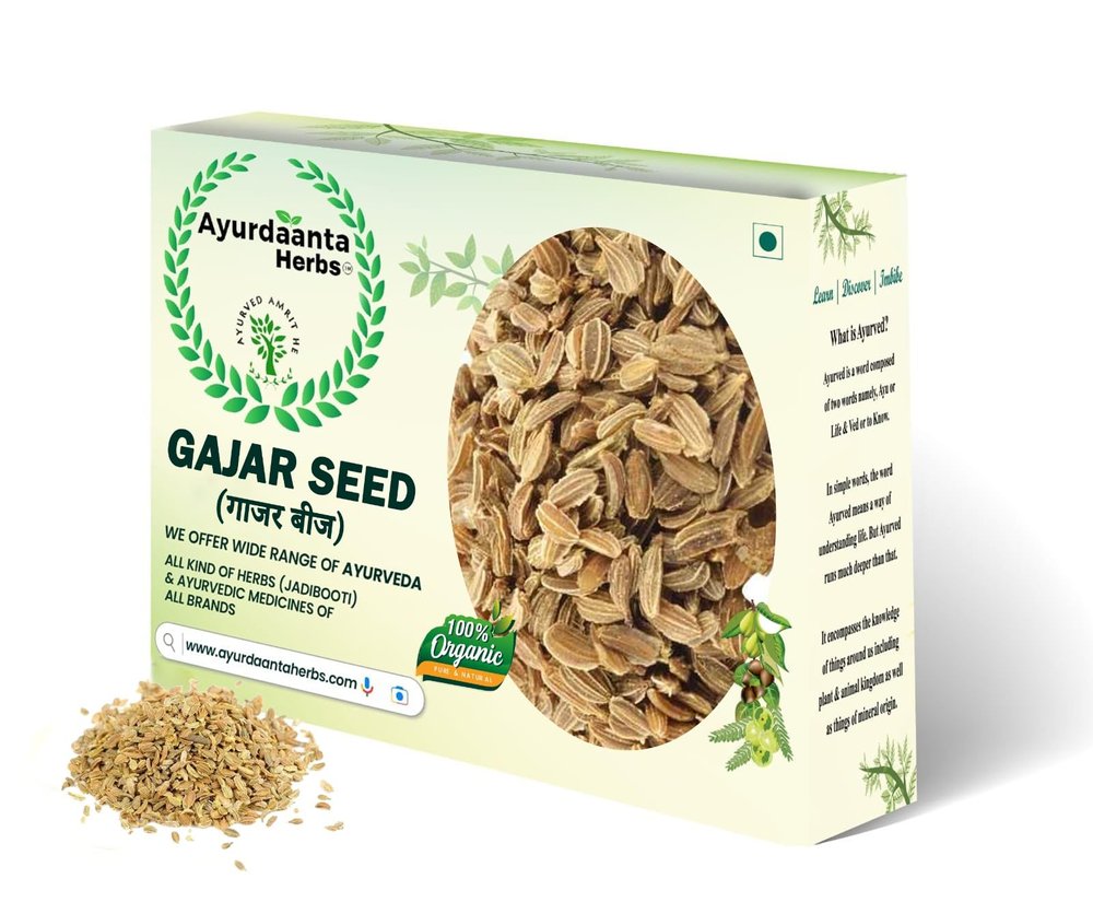 Ayurdaanta Herbs - Gajar Seed/Gajar Beej/Carrot Seed (EDIBLE) | Gajar Beej | Gajar ka Beej |   ( ) (50Gr)