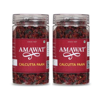 AMAWAT Calcutta Paan Traditional Mukhwas (300 gm; Pack of 2) |Home Made Mouth Freshener |Paan Mouth freshener
