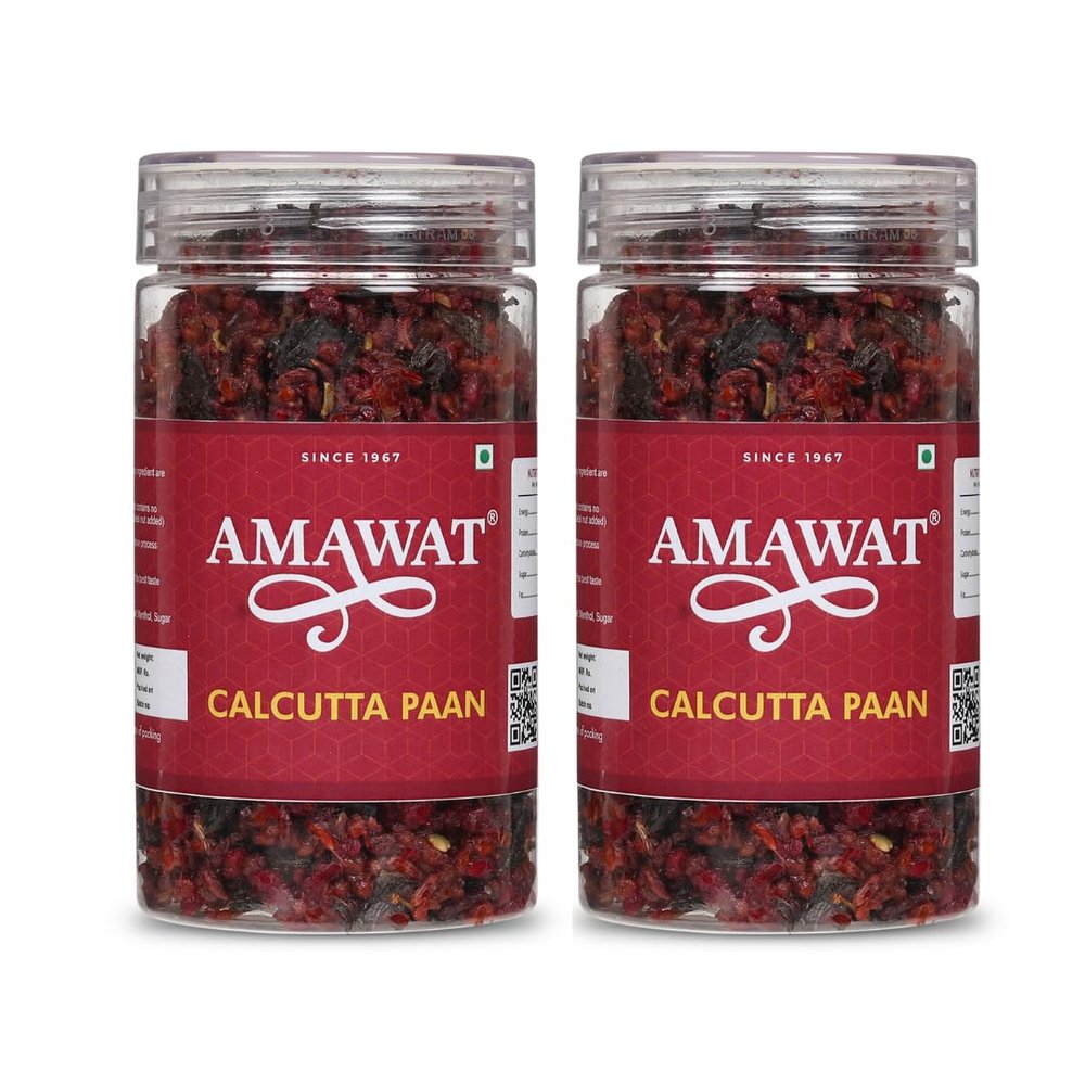 AMAWAT Calcutta Paan Traditional Mukhwas (300 gm; Pack of 2) |Home Made Mouth Freshener |Paan Mouth freshener
