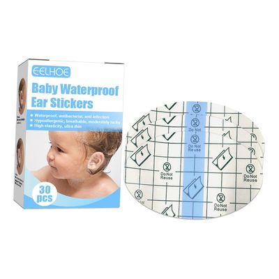 CLUB BOLLYWOOD 30 Pieces Baby Waterproof Ear Stickers for Young Children Easy to Tear | Health Care | Ear Care