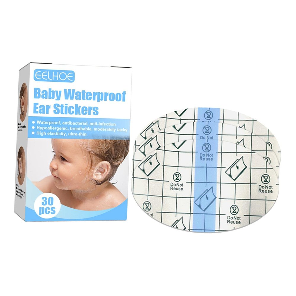 CLUB BOLLYWOOD 30 Pieces Baby Waterproof Ear Stickers for Young Children Easy to Tear | Health Care | Ear Care