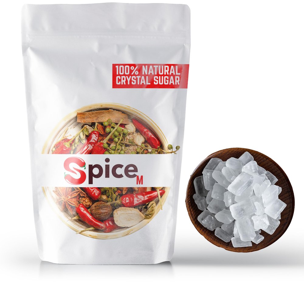 HUNGRY BEAST Spice-M,Patika Bellam Whole|Crystal Sugar|Rock Sugar|Misri Whole-Grams(1000)