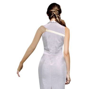 Comprezon Lymphoedema sleeves class 2 Armsleeves with out hand with belt XX Large