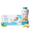 Fabie Baby Bottom Duo Premium Diaper S Size Pants with 100% Talc Free Baby Powder, Combo Offer (Small Diapers 42 Count + Powder 200gm) view 1