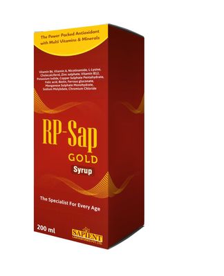 RP-SAP GOLD SYRUP WITH VITAMIN A, MANGO FLAVOUR