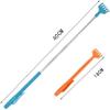 1Pc Random Color Portable Extendable Telescopic Plastic Back Scratchers Hand Massager Back Itching Scalp Scratchers Massager, Portable Hand Massage Tool for Back Massagers Men and Women view 2