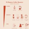 93 Degrees Coffee Roasters- Citrus Upside Down | specialty arabica coffee beans medium light roast cold brew grind size - 250g view 4