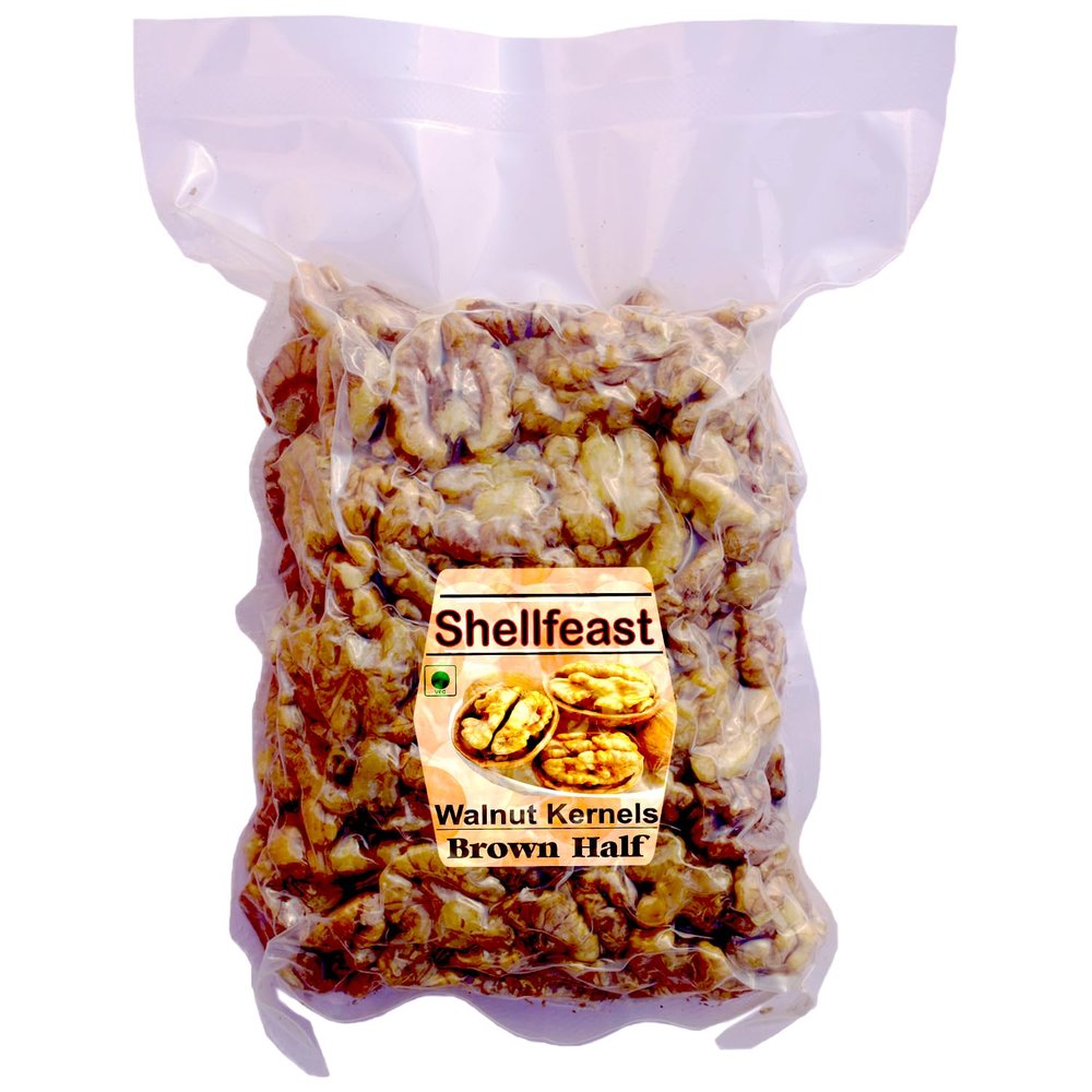 Shellfeast Walnuts Without Shell, Walnut Kernels Brown Halves 500 Grams