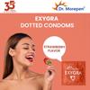 Dr. Morepen Exygra Condoms- Ultra-thin, Lubricated, Extra Dotted, Strawberry Flavour 30 count view 4