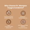 Dr. Morepen Exygra Condoms- Ultra-thin, Lubricated, Extra Dotted, Choco Flavour 30 count view 3
