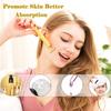 R A Products 24k Gold Energy Beauty Bar Electric Vibration Facial Massage V shape Roller Waterproof Face Skin Care T-Shaped Anti Wrinkle Massager for Forehead Cheek Neck Clavicle Arm (Gold Colour) view 4