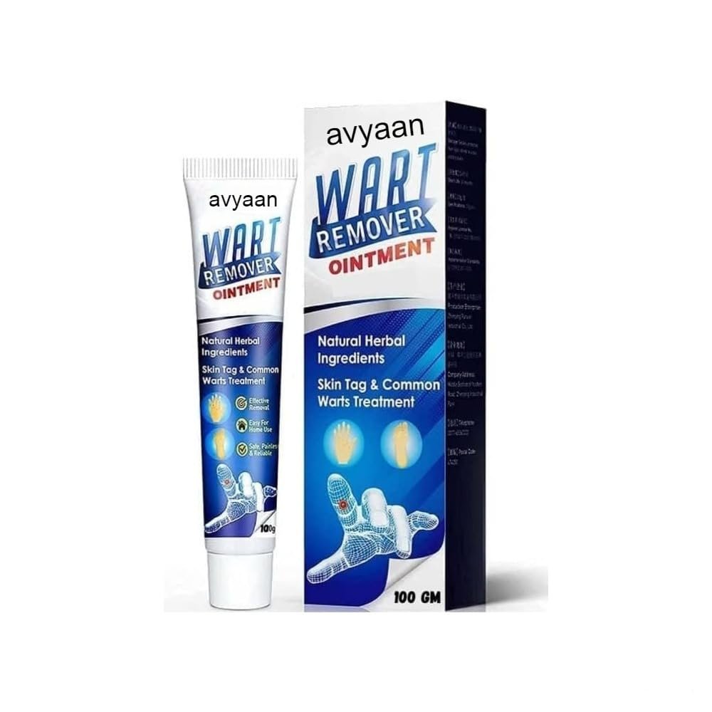 avyaan Warts Remover Ointment Wart Treatment Cream Skin Tag Remover Herbal Extract 7 100 gm