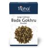 TRIPHAL Bada Gokhru Churna - 200g | Organic Himalayan Gokshura Powder With Maximum Potency Palleru - Nerunjil Non GMO Natural and Pure | For Vitality and Wellbeing view 1