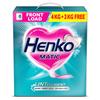 Henko Matic Front Load Detergent Powder 4KG + 2KG | Lintelligent Nano Fibre Lock Technology, Removes Toughest Stains From Your Clothes, Locking Fibres & Color Intact view 1